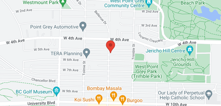 map of 4498 W 5TH AVENUE